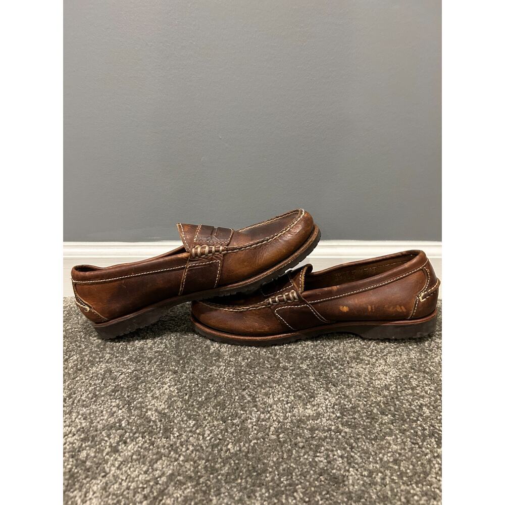 Sebago Mens Classic Slip On Dress Shoes Brown Size‎ 10 E